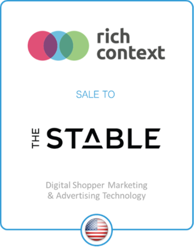 Drake Star Partners Advises Richcontext On Its Sale To The Stable