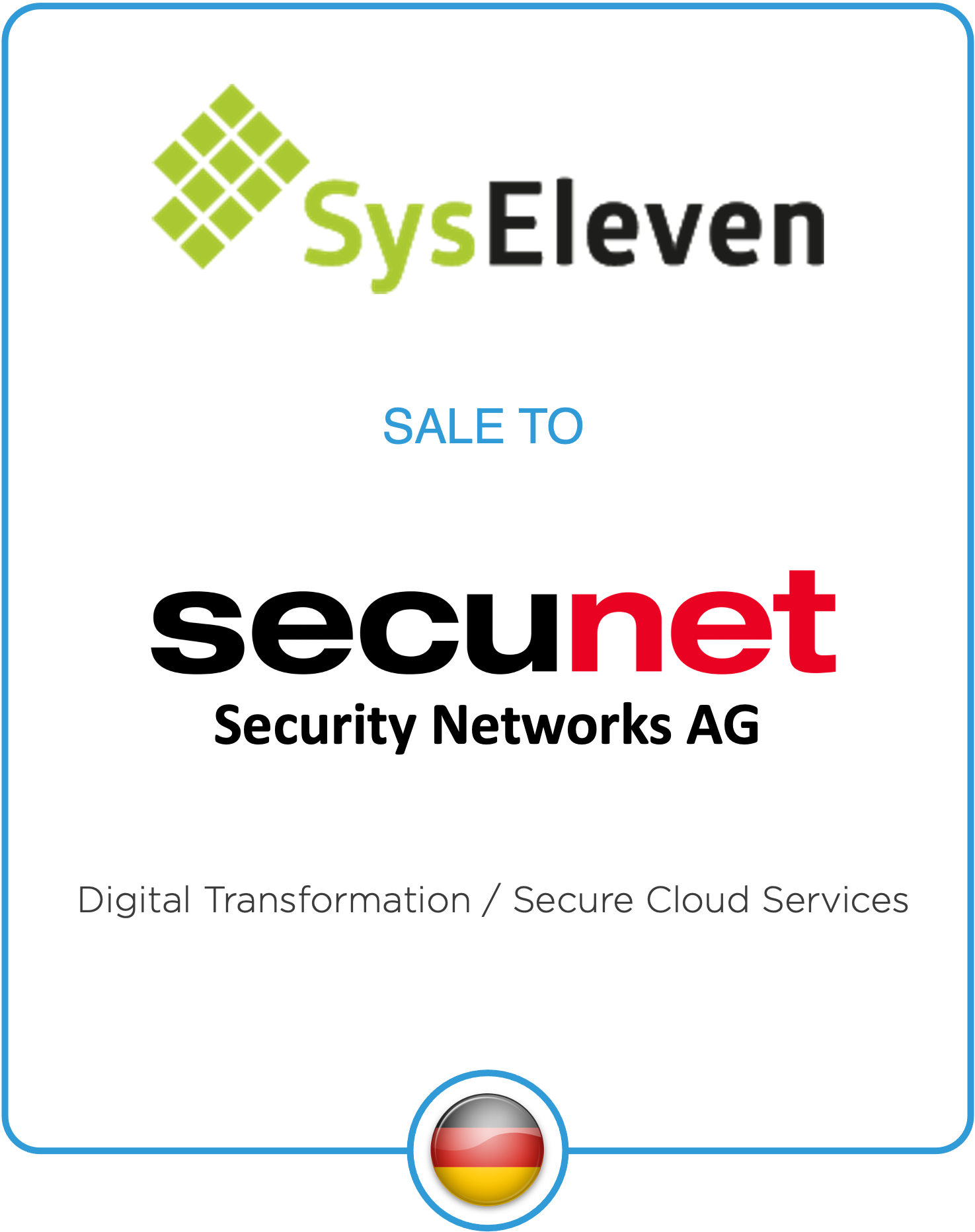 Drake Star Acts as Exclusive Financial Advisor to SysEleven on its Sale to secunet Security Networks AG